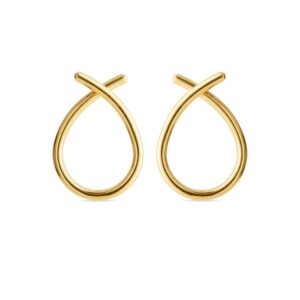 Susanne Friis Bjørner - Øreringe i forgyldt