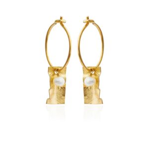 Susanne Friis Bjørner - øreringe forgyldt 5626-2-900