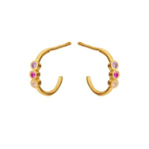 Susanne Friis Bjørner - Øreringe i forgyldt