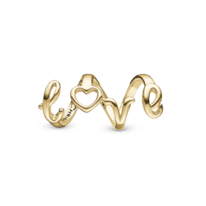 Christina - Charm Love Spelling forgyldt