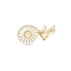 Christina - Marguerite With Leafs charm