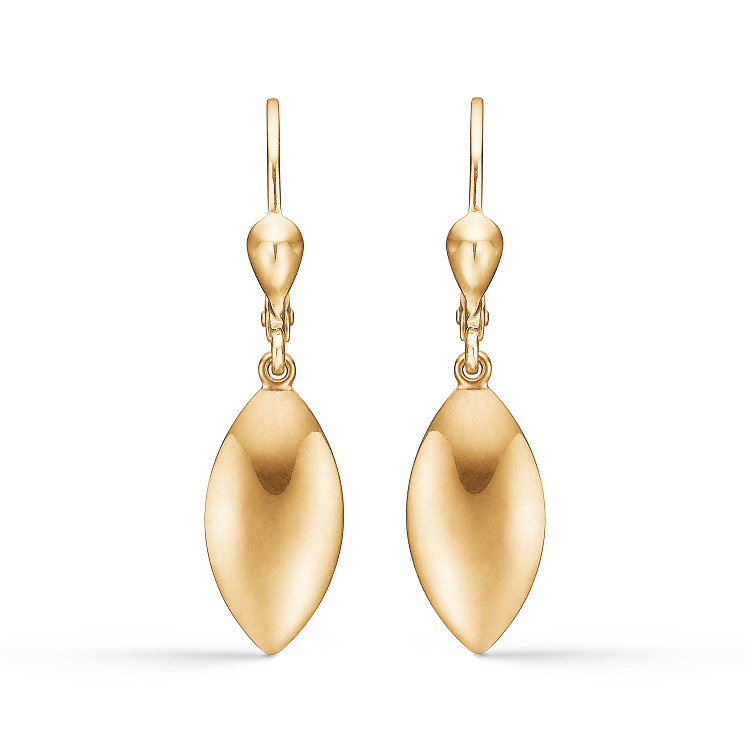 Støvring Design - 8 kt. guld øreringe