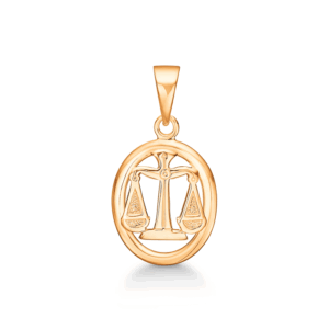 Støvring Design - Stjernetegn Vægten 14 kt