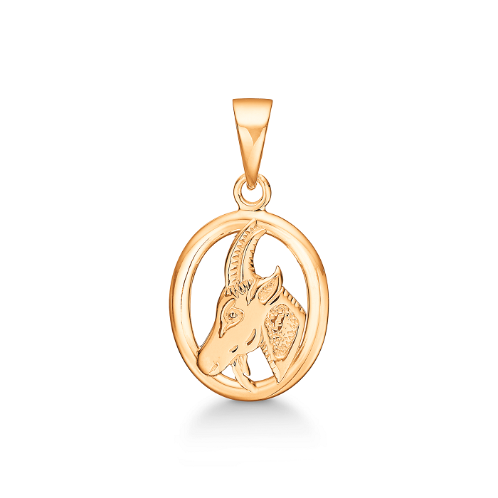 Støvring Design - Stjernetegn Stenbukken 8 kt