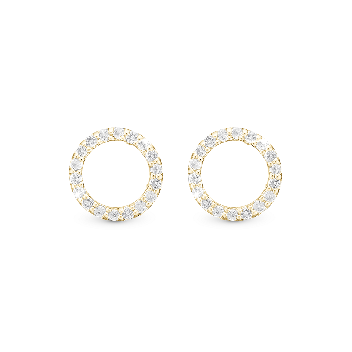 Christina sparkling Circles Øreringe 671-G36