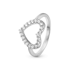 Christina sparkly Heart ring 3.21.A