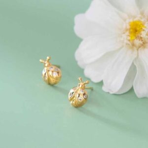 Donnatella - øreringe i forgyldt