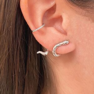 Donnatella - øreringe Boa i sølv