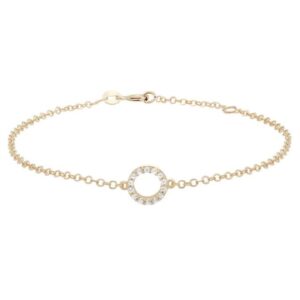 Siersbøl-  8KT. armbånd synt. zirkonia 80830020300