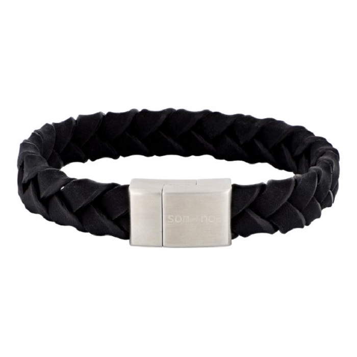 Son of Noa - armbånd i sort læder 809702391