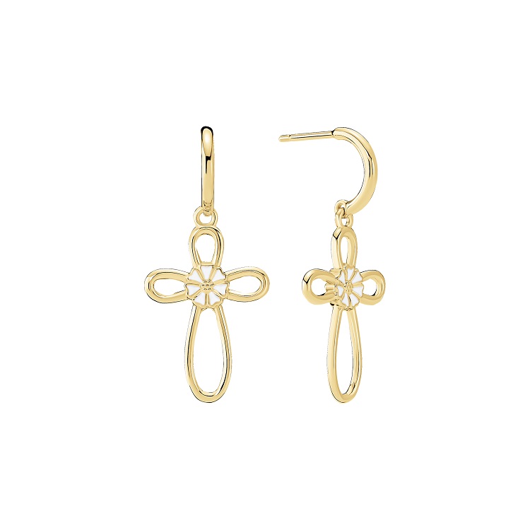 Lund Copenhagen marguerit øreringe 9095092-6-M