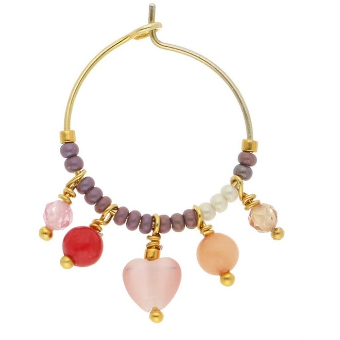 Nuni Copenhagen ørering A1240-PINKMULTI