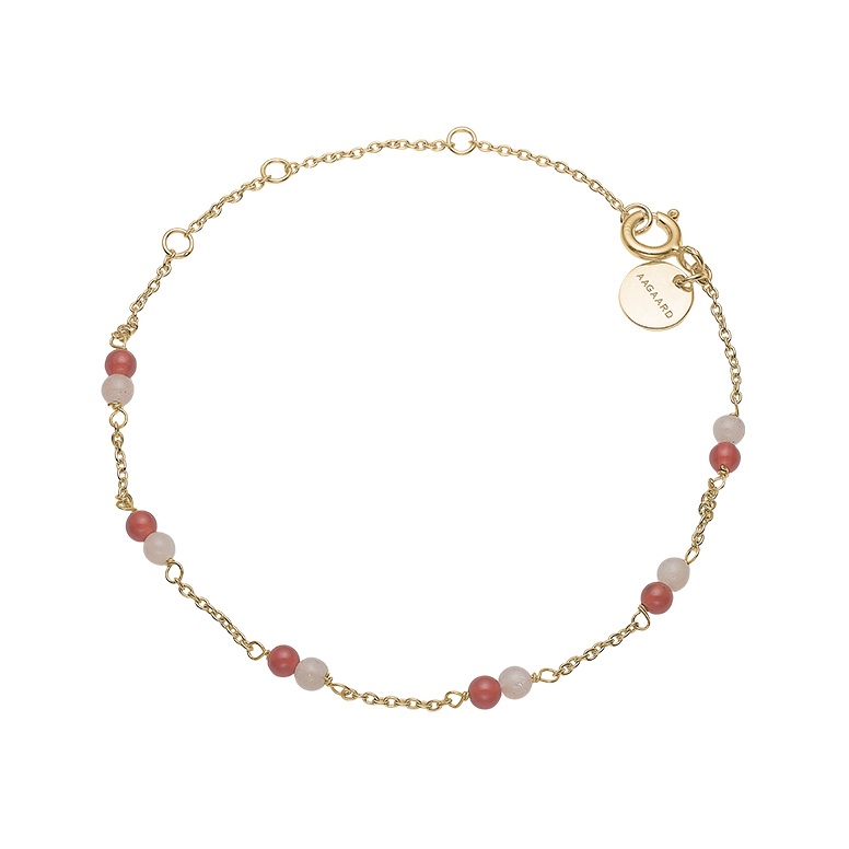 Aagaard armbånd med agat og månesten 1601-S-G10