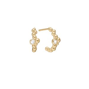 Aagaard øreringe Tankebobler forgyldt