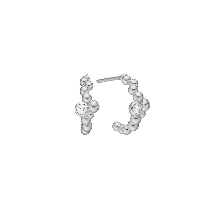 Aagaard øreringe Tankebobler sølv