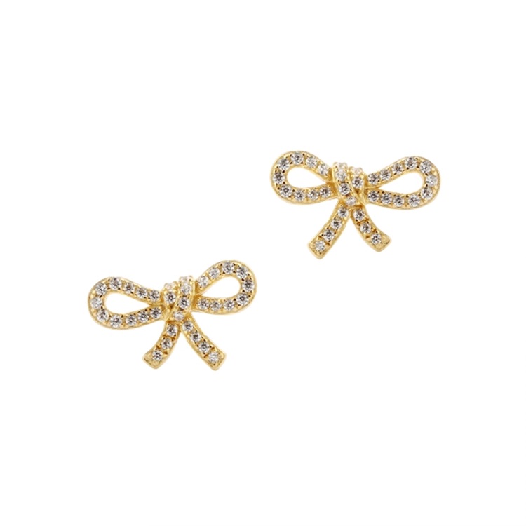 Aqua Dulce øreringe Bow Tie 5902