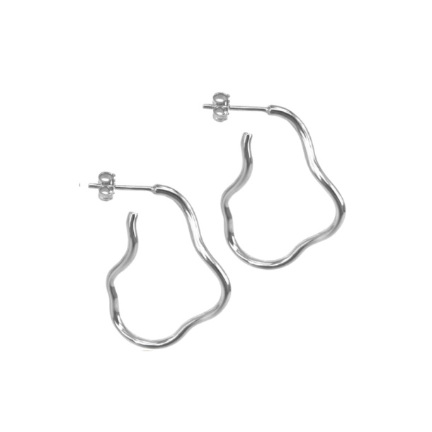 Aqua Dulce Curly Hoop øreringe 5717