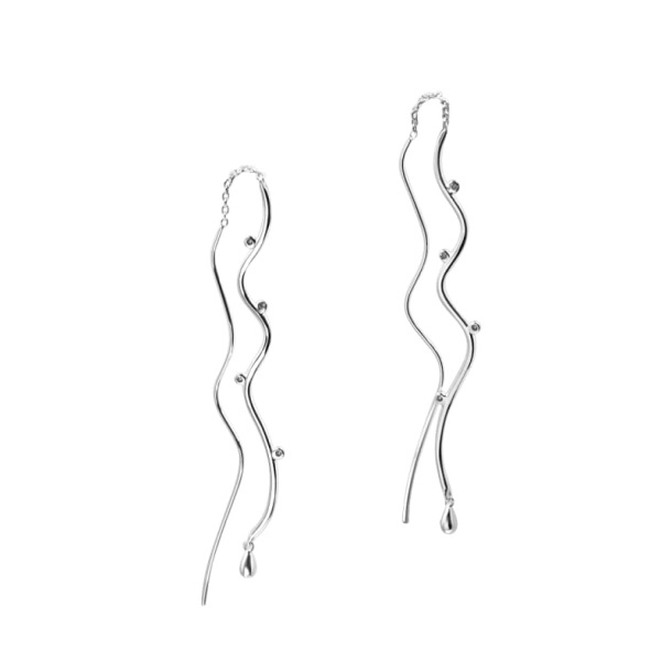 Aqua Dulce Wavy øreringe 6215