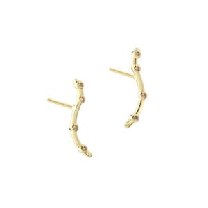 Aqua Dulce Wavy øreringe 6290