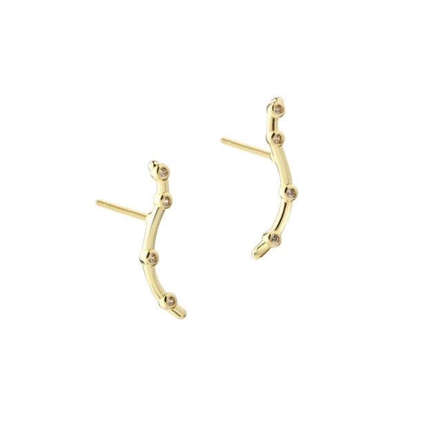 Aqua Dulce Wavy øreringe 6290