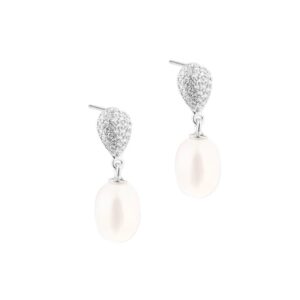 Aqua Dulce øreringe Pavé Pearl 6097