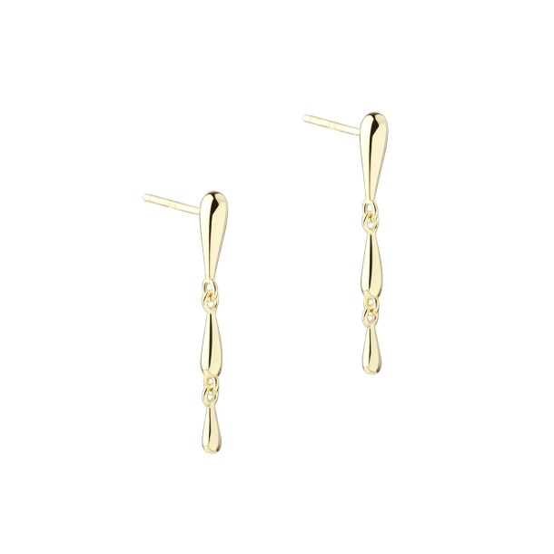 Aqua Dulce øreringe Shiny Drop Long 6176