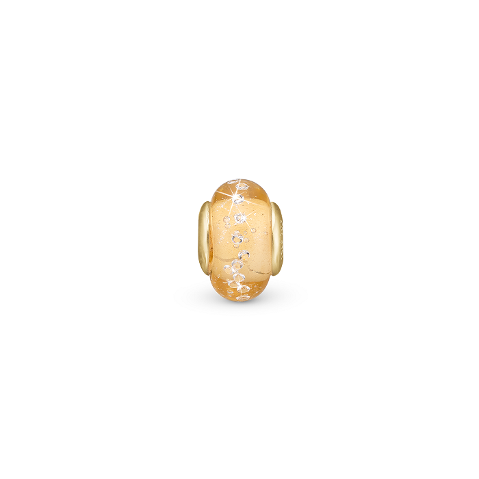 Christina - Golden Topaz Globe 4mm charm
