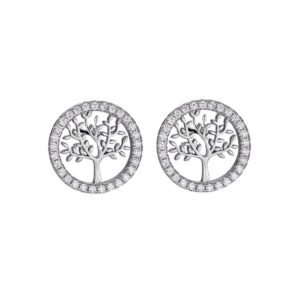 Donnatella - Livets Træ Øreringe sølv