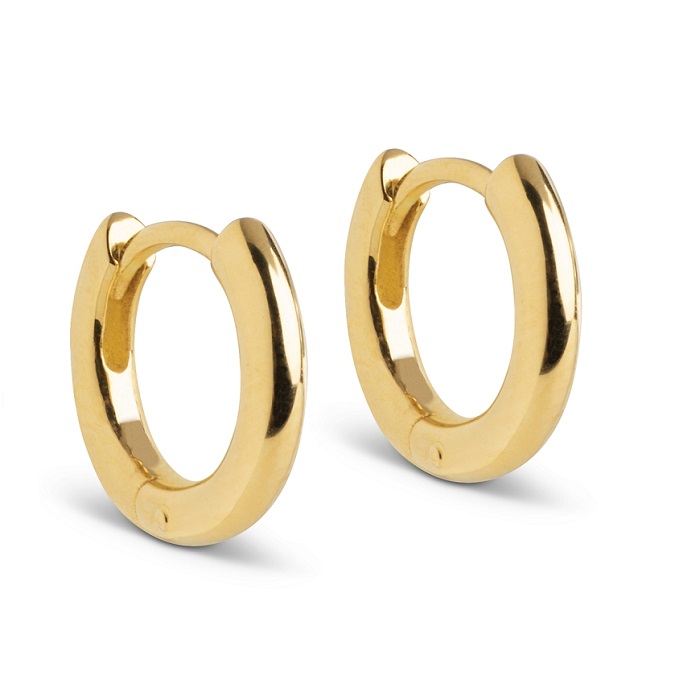 Enamel - Øreringe Chunky Classis 8 mm E248G