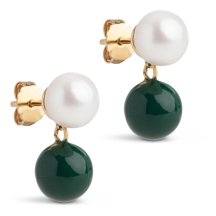 Enamel Columba øreringe E437G