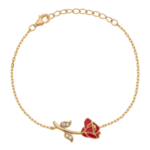 Disney - Rose armbånd i forgyldt