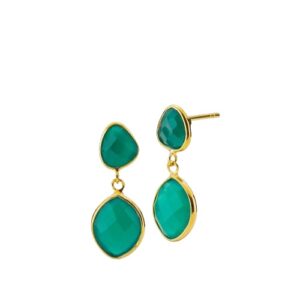 Izabel Camille Sara øreringe a1866gsgreenonyx