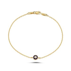 Melfia armbånd 14 karat guld beskyttende øje 2350 315F