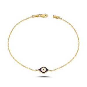 Melfia armbånd 14 karat guld beskyttende øje 2358 315F
