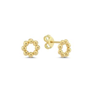 Melfia øreringe 14 karat guld cirkel 2309 113F