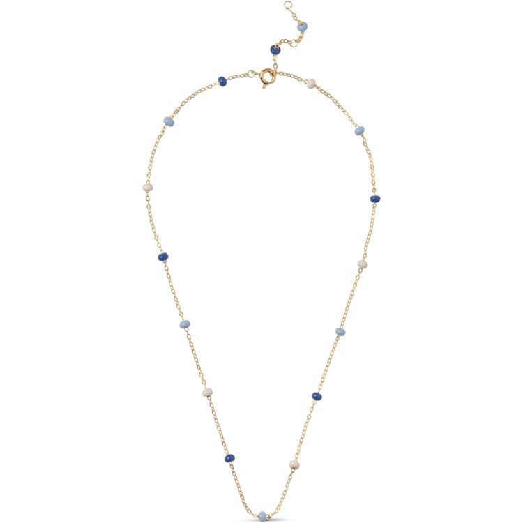 Enamel Lola Bold halskæde N137GMarine