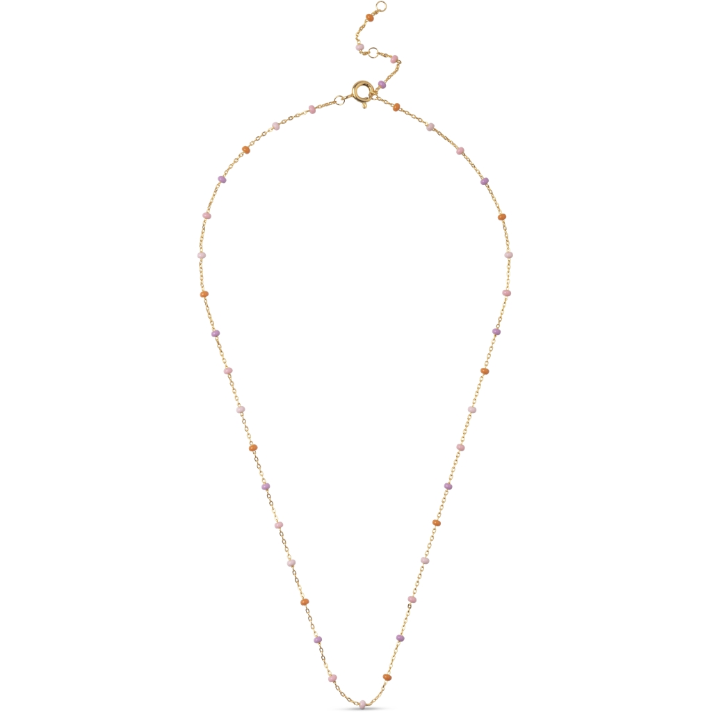 Enamel Lola halskæde N55GBlush