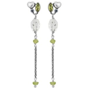 Rabinovich Tinted Heart øreringe 75016469