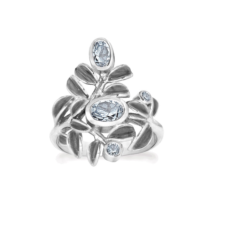 Rabinovich Glowing Leaves ring 77616336