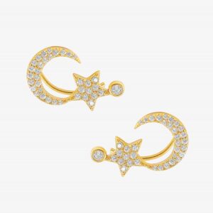 Hultquist - Golden cosmo øreringe