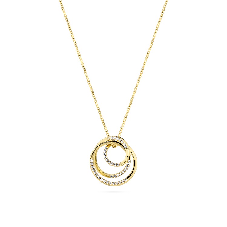 Sif Jakobs Spirale halskæde SJ-N2590-CZ-YG