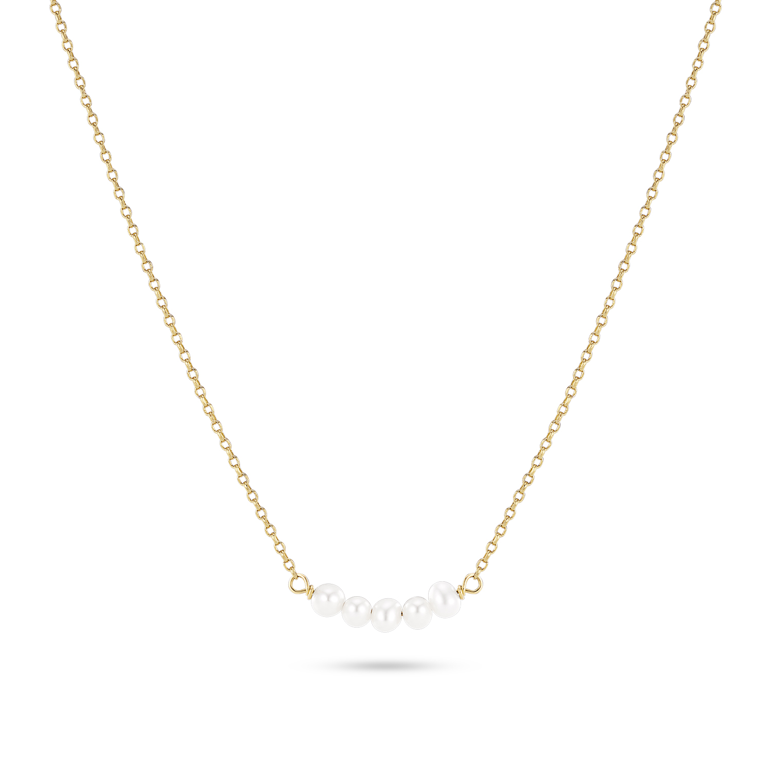 Sif Jakobs Perla Cinque halskæde SJ-N2735-P-YG