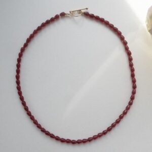 Stine A Love Drop Necklace Burgundy 2061-02-OS