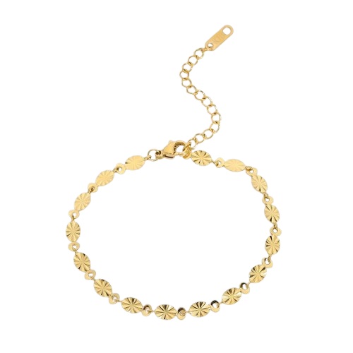 Sunset armbånd vandfast forgyldt stål 163002