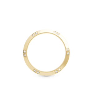 Christina - Topring med 12 hvide safirer