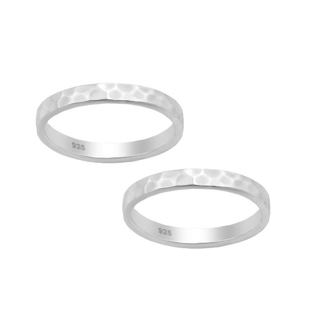 Vielsesringe sølv 3 mm. 102223