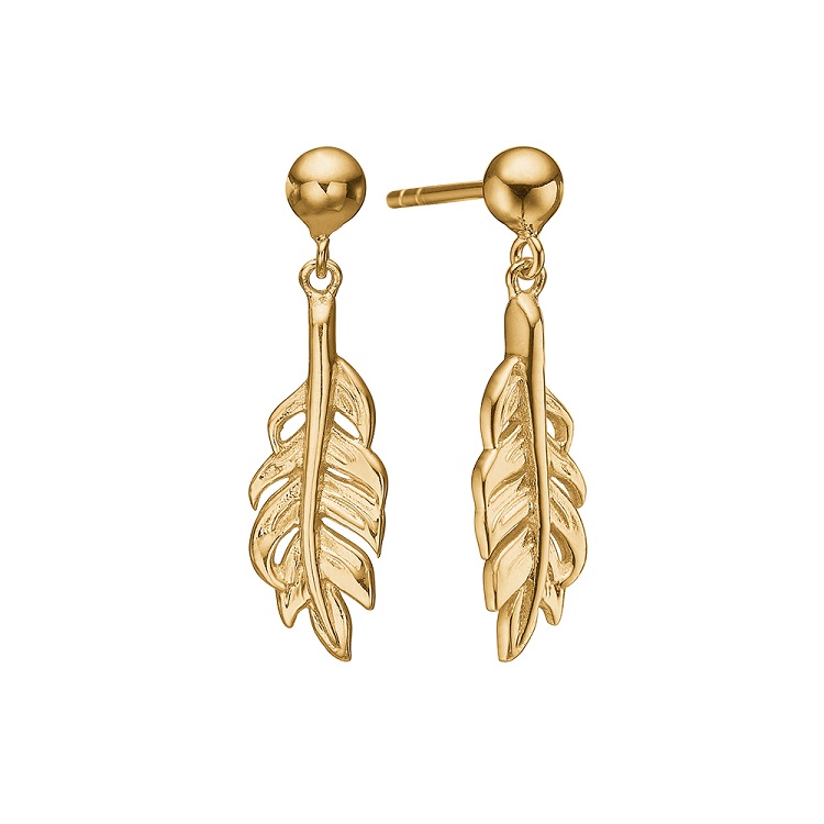 Aagaard øreringe forgyldt