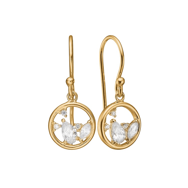 Aagaard øreringe forgyldt