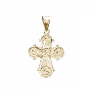 Aagaard dagmarkors 8 kt. guld 17 X 20,5 mm 0888006