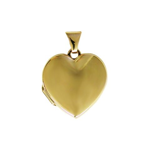 Aagaard medaljon forgyldt hjerte 925-0889124